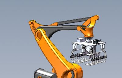 自由码垛工业机器人solidworks模型