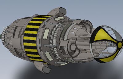 太空飞行器solidworks模型