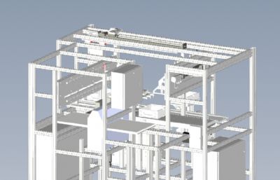 拆垛机solidworks模型