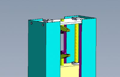 材料试验台架solidworks模型