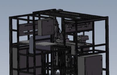 拆垛机solidworks模型