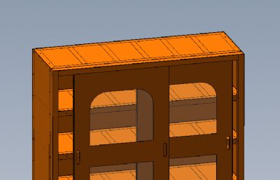 展示柜,置物架solidworks模型