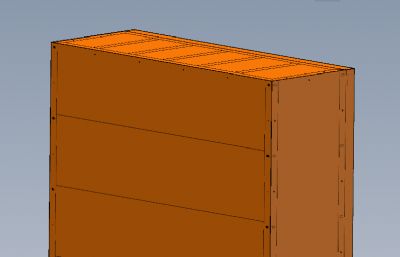 展示柜,置物架solidworks模型