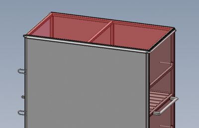 物料运输车,挂篮运输车solidworks模型