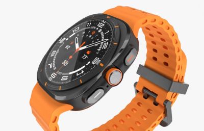 SAMSUNG galaxy watch urtra全颜色智能手表C4D模型