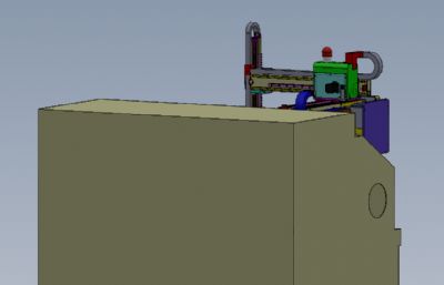 车床送料机械手solidworks模型