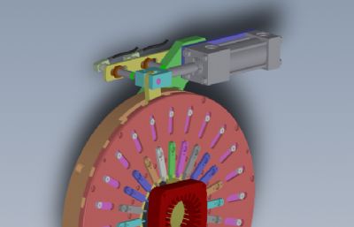 电机线圈装配机solidworks模型