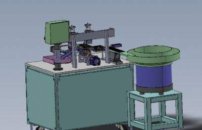 弹性薄板自动焊接机solidworks模型