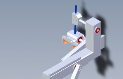 超经典的90度取放机solidworks模型