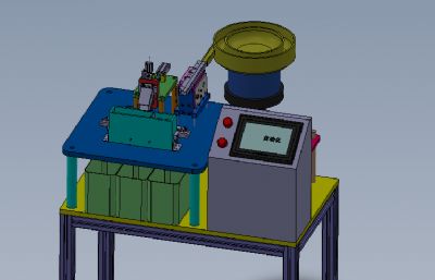 电阻片检测机solidworks模型