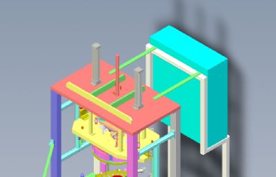 电机定子装配机solidworks模型