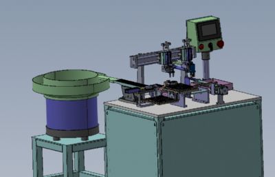 弹性薄板自动焊接机solidworks模型