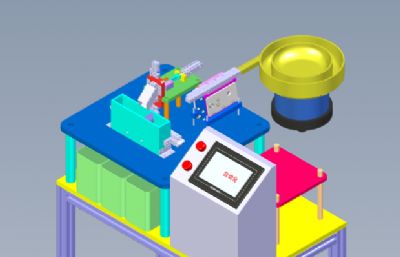 电阻片检测机solidworks模型