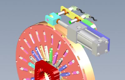 电机线圈装配机solidworks模型