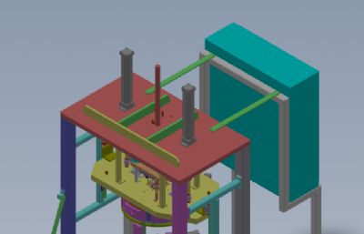 电机定子装配机solidworks模型