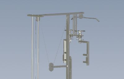 多功能健身器材solidworks模型