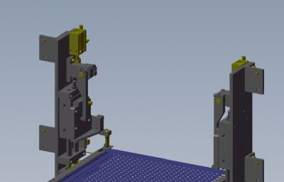 定位机构solidworks模型