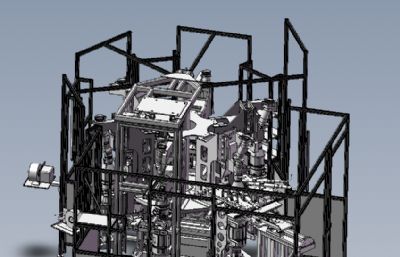 多工位组合非标自动化设备solidworks模型