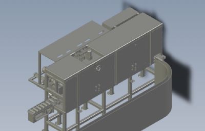 多工位自动抛光机solidworks模型