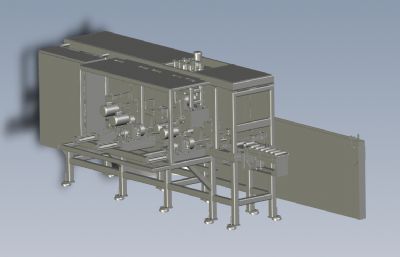 多工位自动抛光机solidworks模型