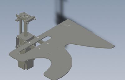 步进驱动升降机solidworks模型