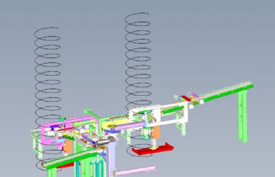 自动化灌装生产线solidworks模型