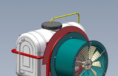 风送式农药喷雾机solidworks模型