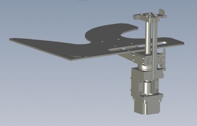 步进驱动升降机solidworks模型