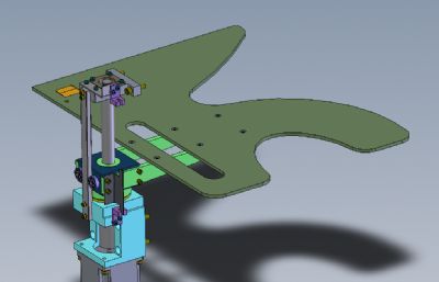 步进驱动升降机solidworks模型