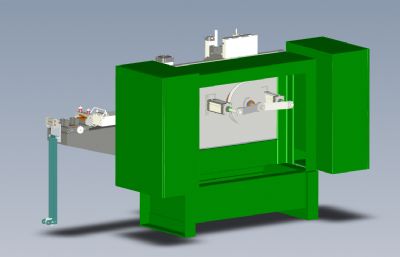 复卷机solidworks模型