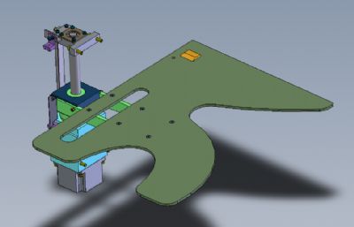 步进驱动升降机solidworks模型