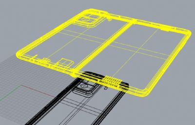 荣耀Magic Vs3手机3D模型