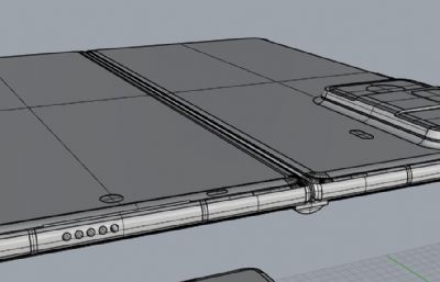 荣耀Magic Vs3手机3D模型