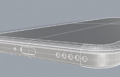 荣耀200手机rhino 3D模型