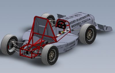 卡丁赛车,卡丁车solidworks模型