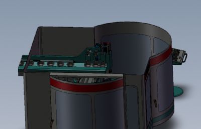 5轴加工中心solidworks模型