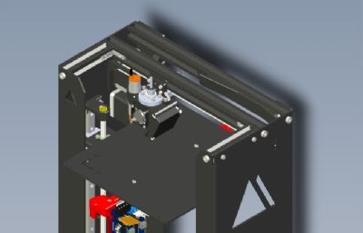 3D打印机,打印设备step模型