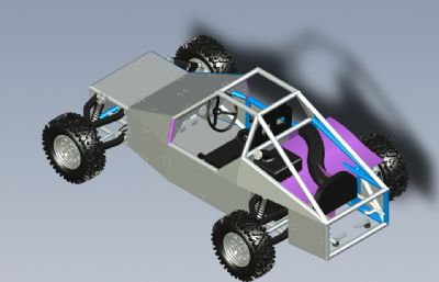 沙漠赛车,拉力赛车solidworks模型