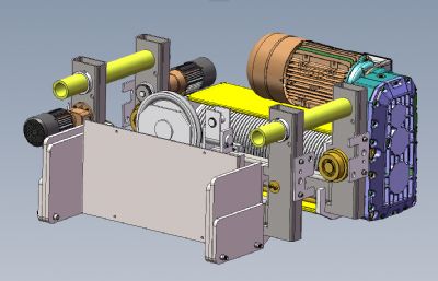 16T电动葫芦solidworks模型