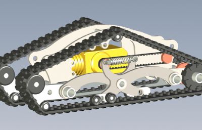 全地形履带,三角形履带solidworks模型