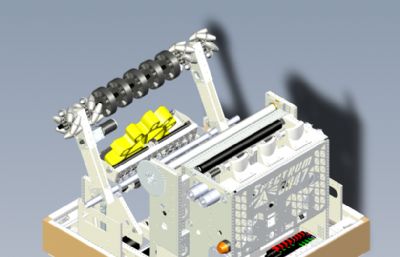 FRC 3847号机器人车step模型