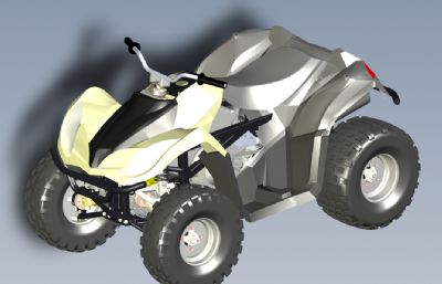 650cc沙滩车,沙滩摩托solidworks模型