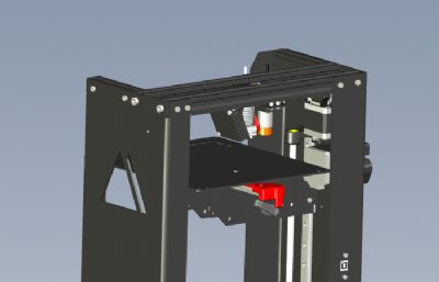 3D打印机,打印设备step模型