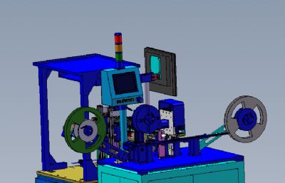 CCD检测自动包装机solidworks模型