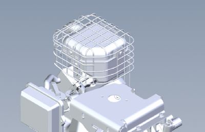 SAE发动机solidworks模型