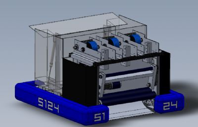 FRC 5124号机器人车solidworks模型