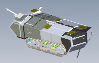 重型装甲车solidworks模型