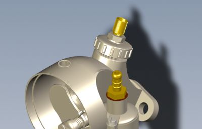 12mm 50cc化油器solidworks模型