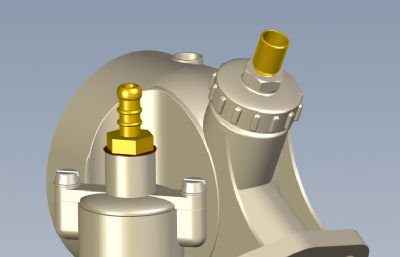 12mm 50cc化油器solidworks模型