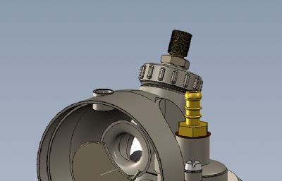 12mm 50cc化油器solidworks模型